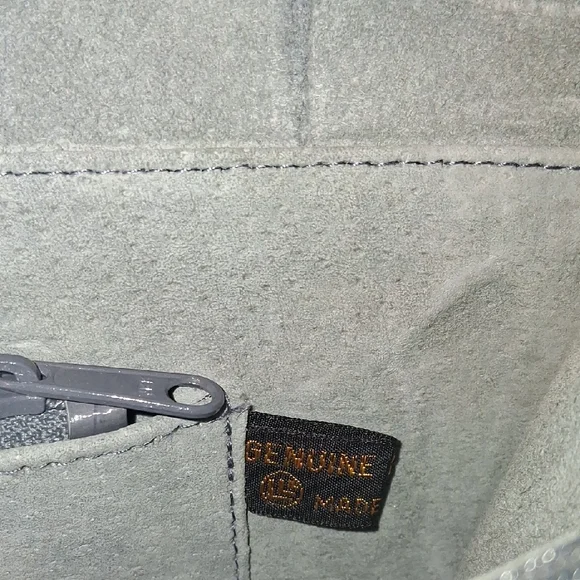 Elegant Gray Genuine Eel Skin Leather Clutch - Picture 7 of 10